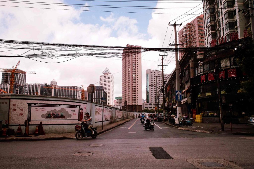 上海　小南門周辺　shanghai